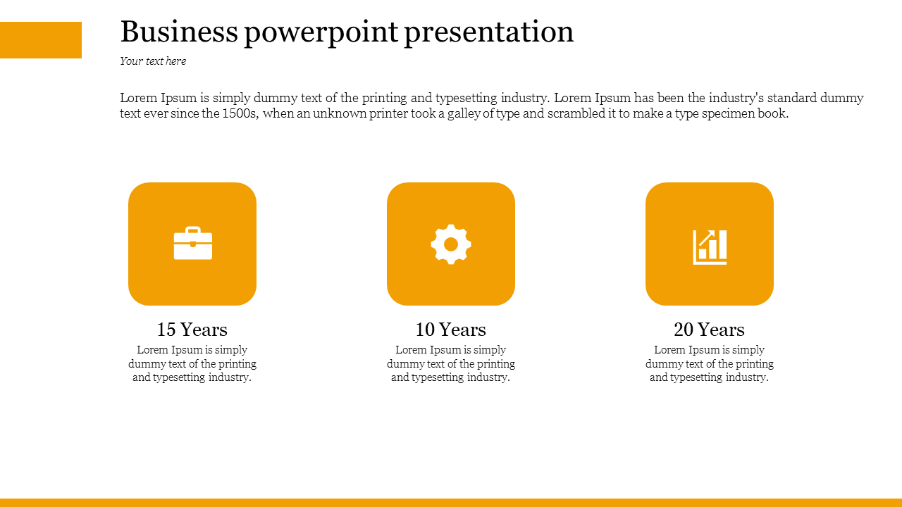 Leave an Everlasting Business PowerPoint Presentation